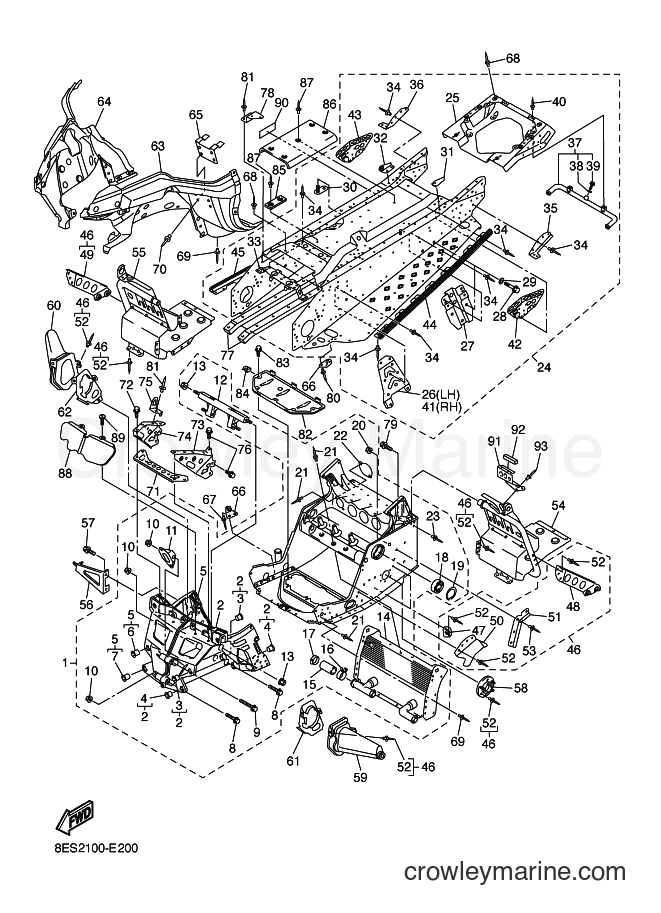 Yamaha Motors RS10S (8GF1) [020] - FRAME 2