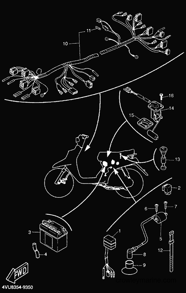 Yamaha Motors CW50 (5HG4) [010] - ELECTRICAL 2