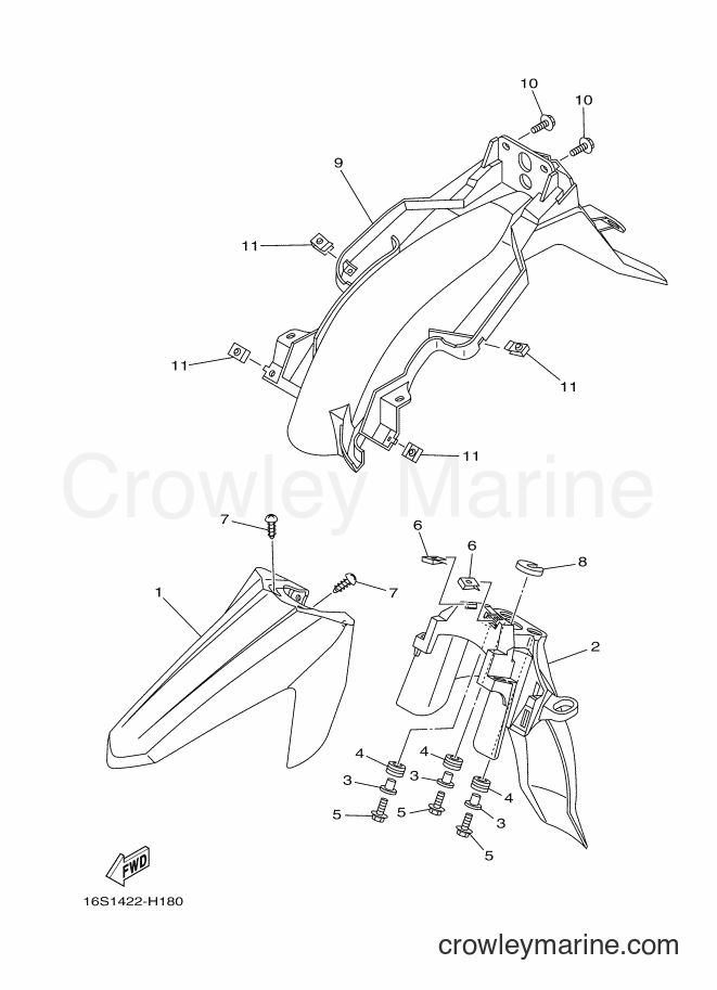 Yamaha Motors T115LSE (16SB) [010] - FENDER