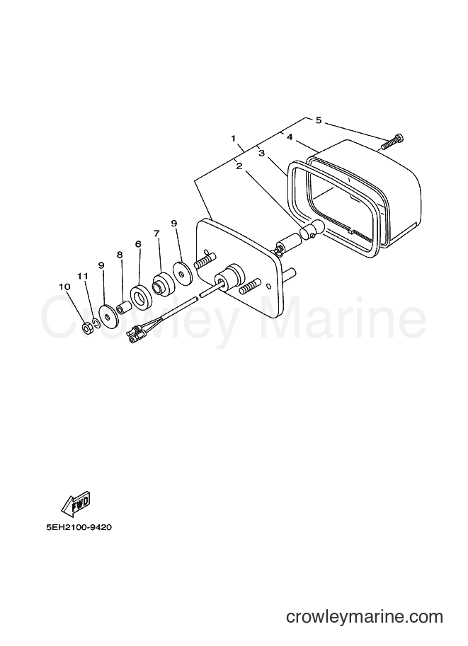 1999 ATV YFM400FWB - YFM400FWB (5EH4) [030] - TAILLIGHT