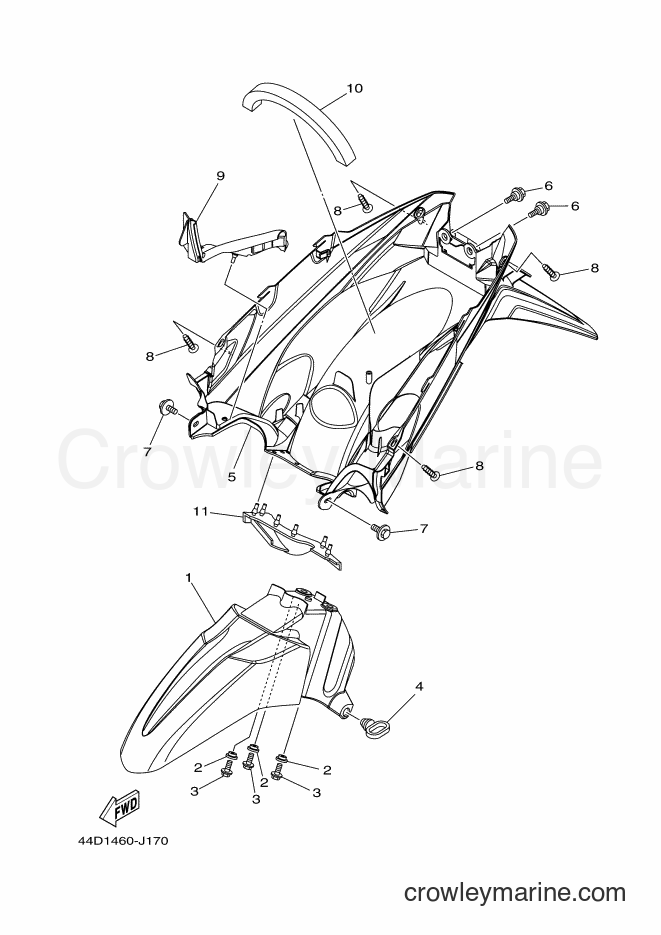 Yamaha Motors AL125C (44D2) [010] - FENDER