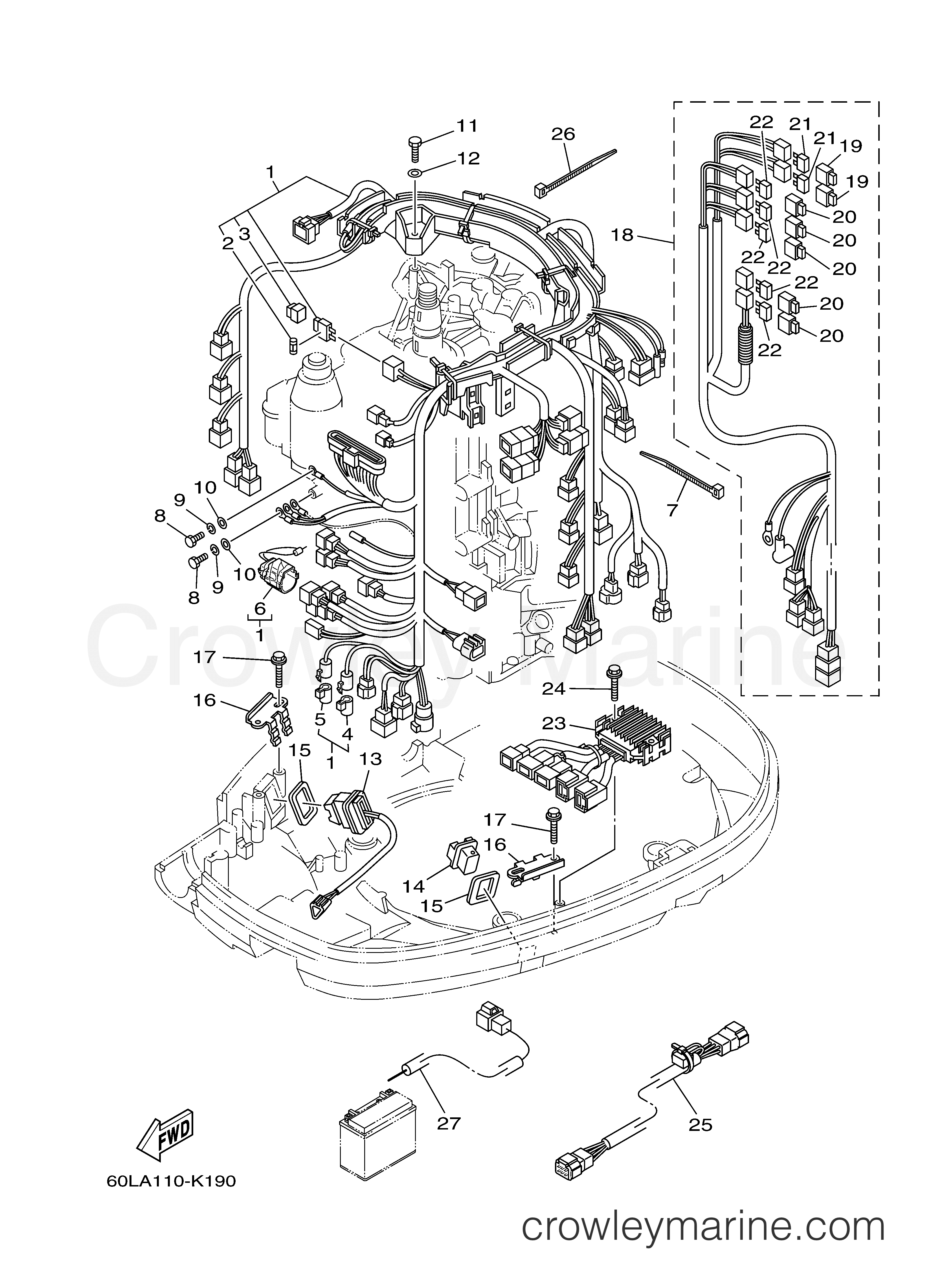 Yamaha Motors F200TXR - ELECTRICAL 3