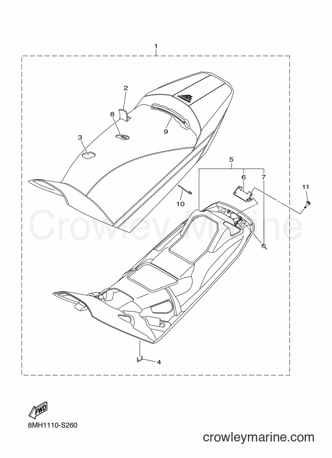 Yamaha Motors SRS10LD (8MB1) [010] - SEAT