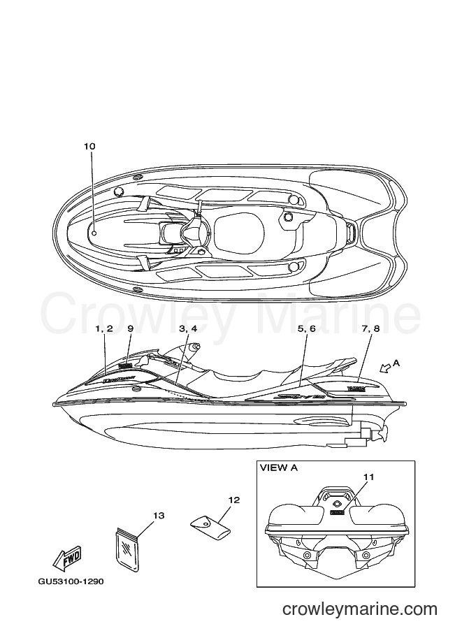 Yamaha Motors JET FOR SV1200Y (66GB) [020] - GRAPHICS