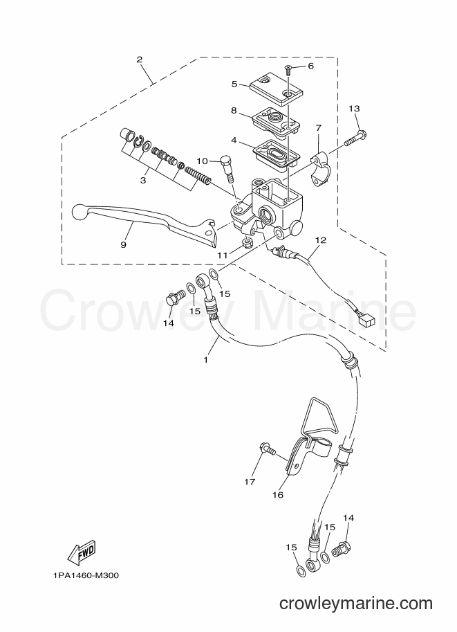2017 Street Bike VXN150 - VXN150 (BK82) [010] - FRONT MASTER CYLINDER