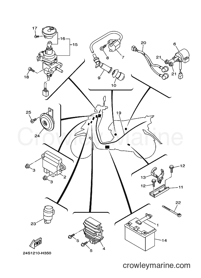 2009 Scooter YW125 - YW125 (37D1) [010] - ELECTRICAL 1