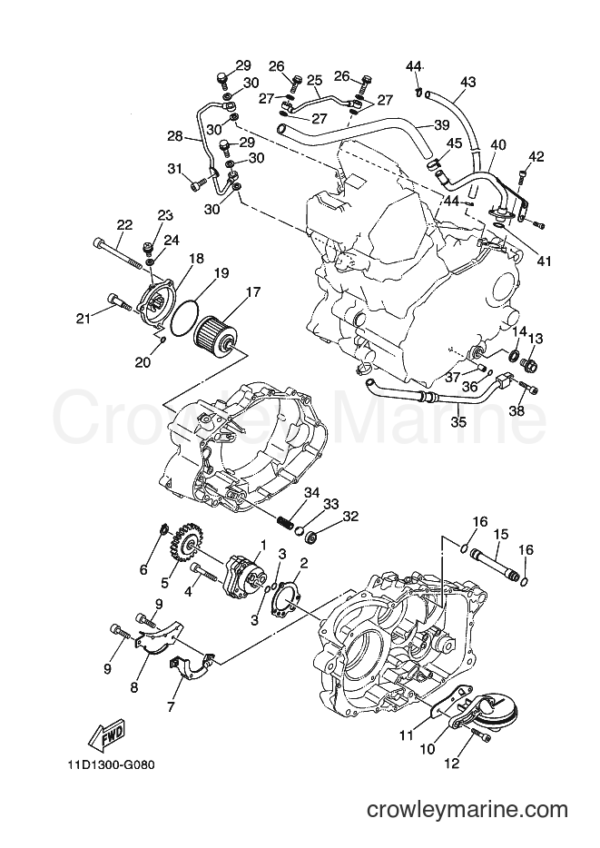 2009 Dirt Bike XT660Z - XT660Z (11D2) [030] - OIL PUMP