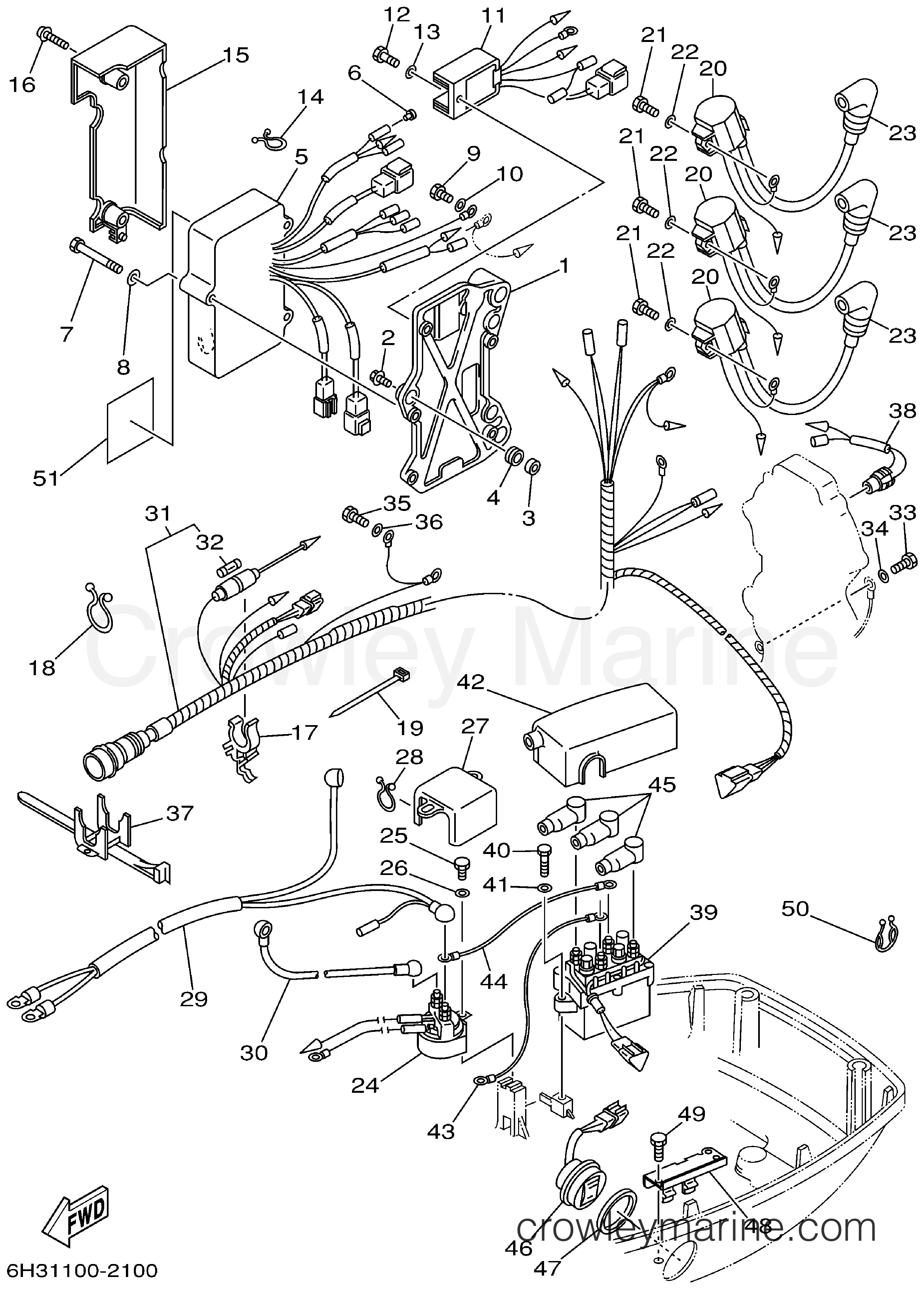 Yamaha Motors 60TLRA - ELECTRICAL