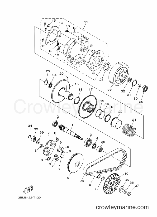 2018 Street Bike LTF125 - LTF125 (2BMA) [010] - CLUTCH