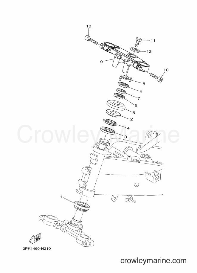 2014 Sport Bike YZF-R15 - YZF-R15 (2PK1) [010] - STEERING