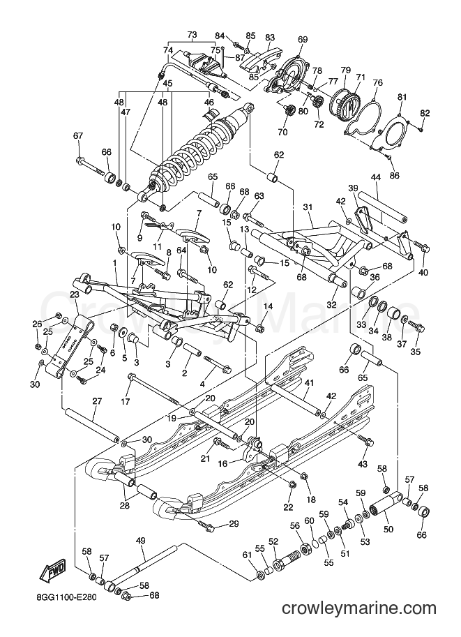 2007 Snowmobile RS10RS - RS10RS (8GH4) [010] - TRACK SUSPENSION 3