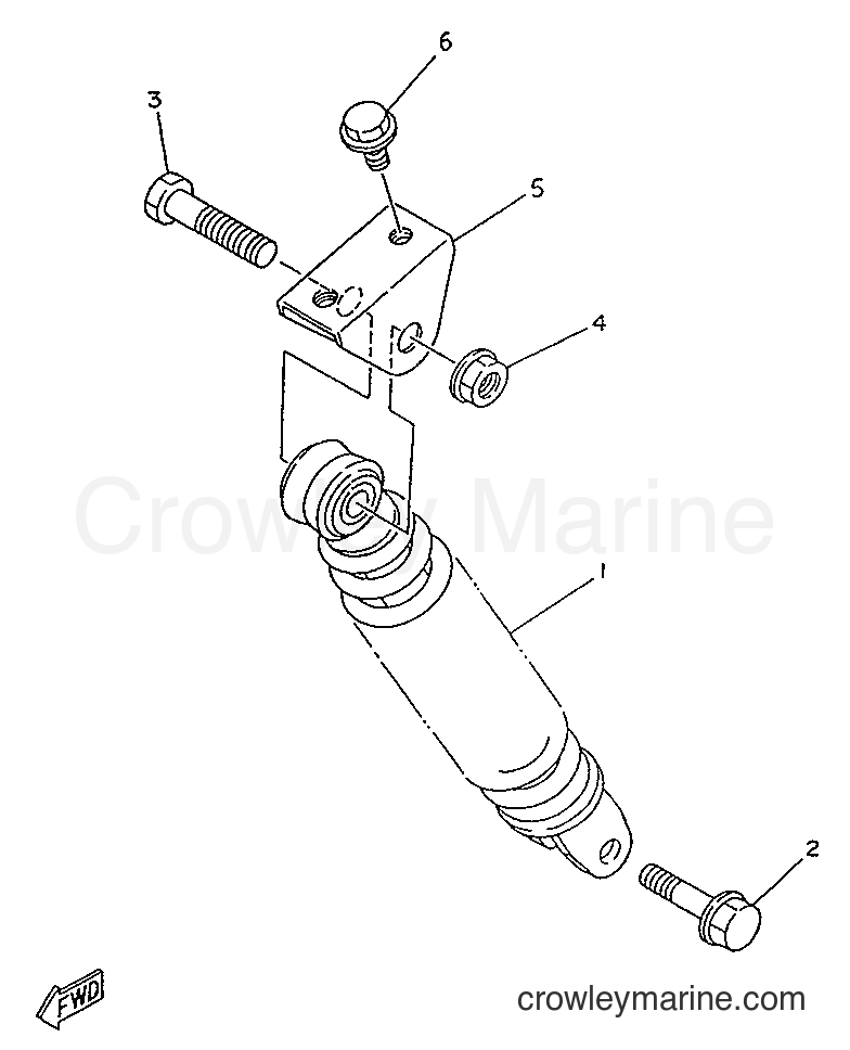1996 Scooter YA50S - YA50S (4MJ9) [999] - REAR SUSPENSION