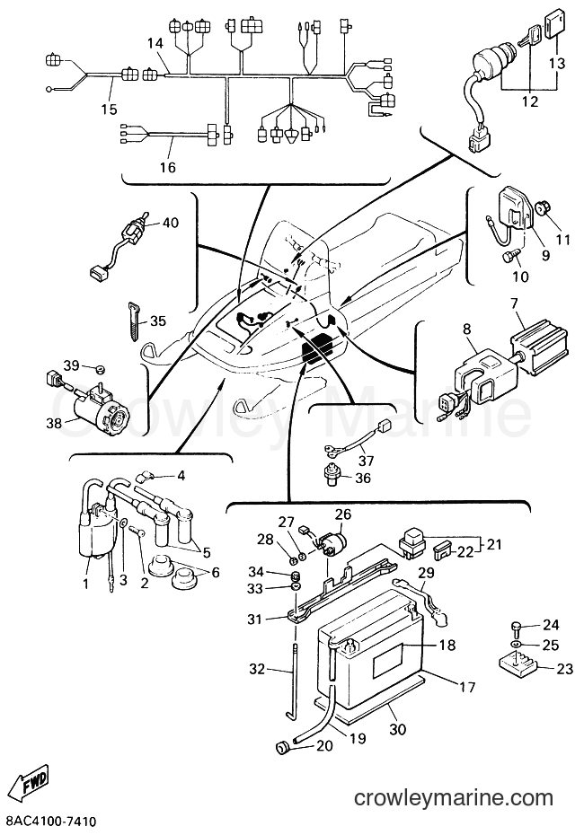 1997 Snowmobile VK540E-2 - VK540E-2 (8AC4) [030] - ELECTRICAL 1