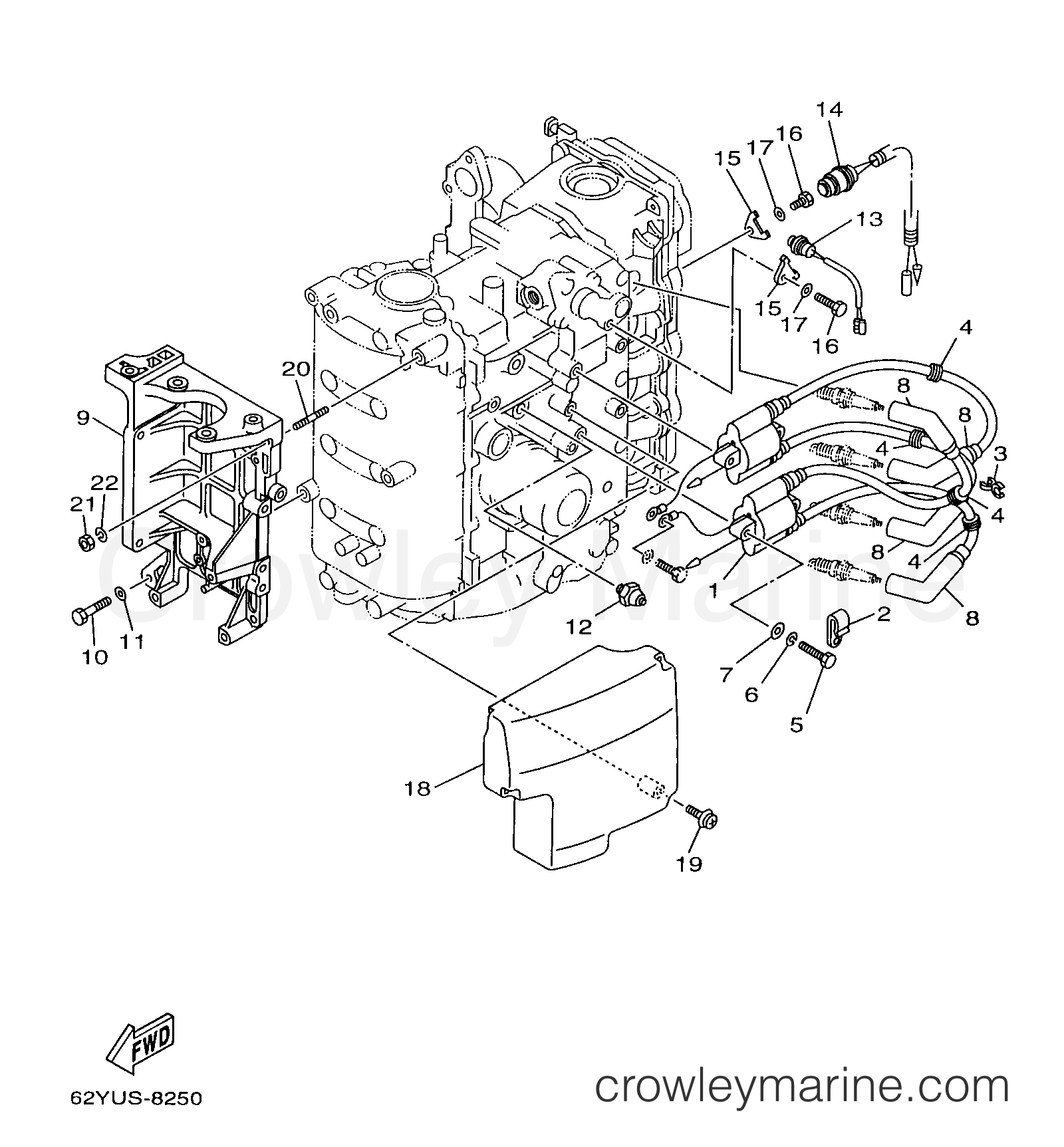Yamaha Motors T50TLRW - ELECTRICAL 1