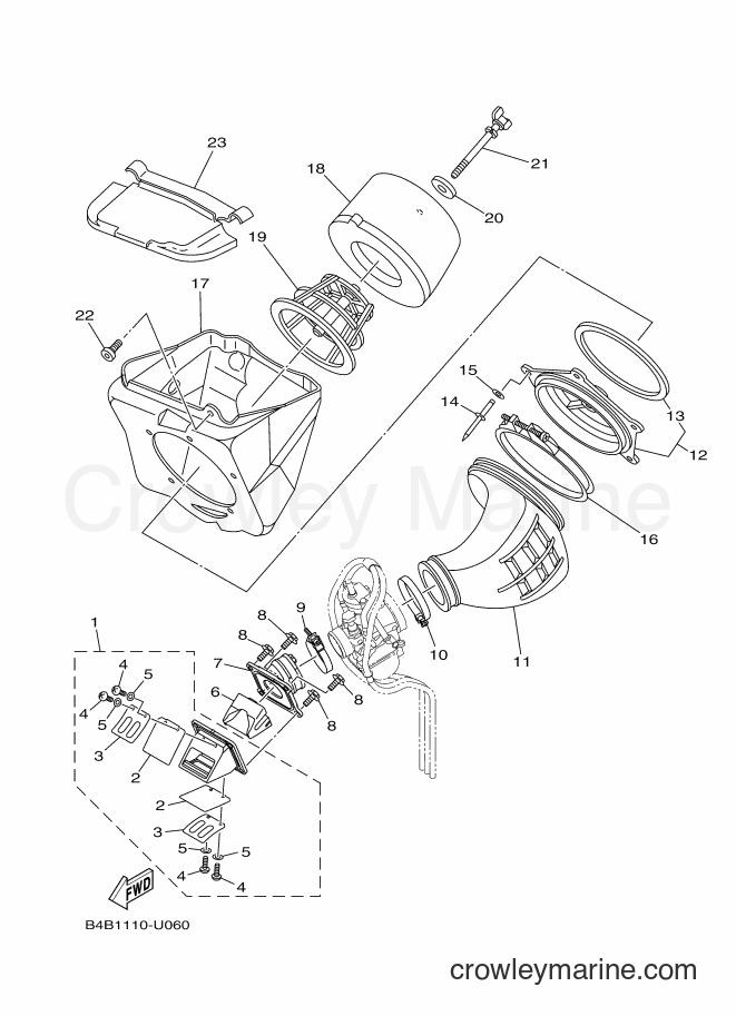 2019 Dirt Bike YZ85 - YZ85 (B4B3) [010] - INTAKE