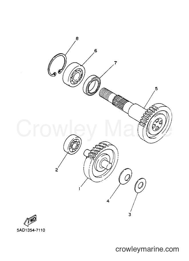 1999 Scooter YN50 - YN50 (5ADH) [010] - TRANSMISSION
