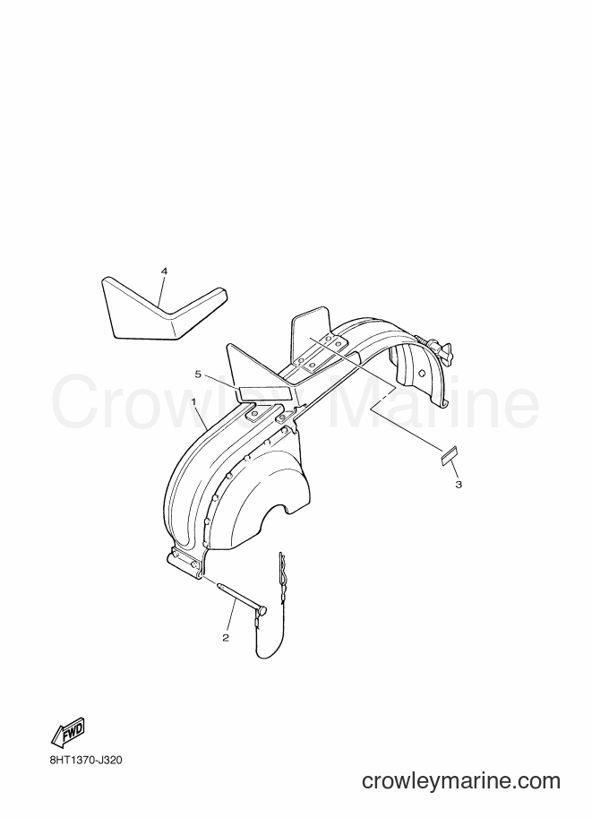 2010 Snowmobile VK540EC - VK540EC (8HT1) [010] - GUARD & LUGGAGE BOX