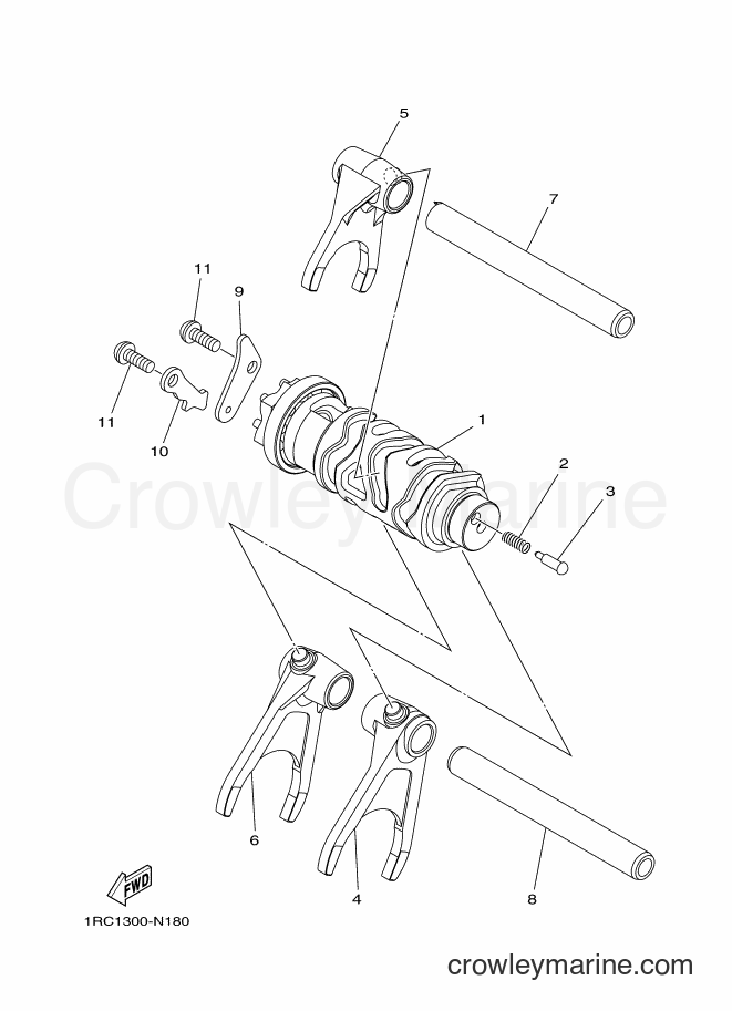 2014 Street Bike MT09A - MT09A (2DR4) [010] - SHIFT CAM & FORK