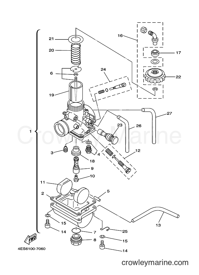 2000 Dirt Bike YZ80LW - YZ80LW (4LC7) [030] - CARBURETOR