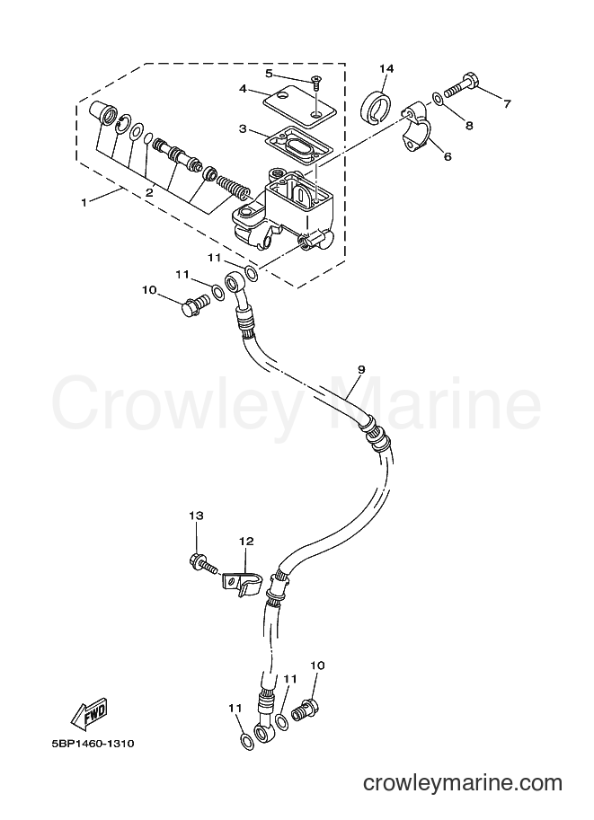 2001 Street Bike SX-4 - SX-4 (5BP1) [010] - FRONT MASTER CYLINDER