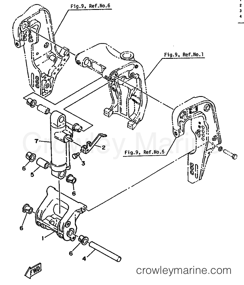 Yamaha Motors 80A (6H0) [999] - BRACKET 2