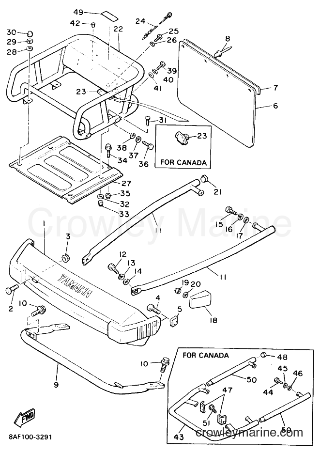 Yamaha Motors BR250T (8BD1) [999] - BUMPER