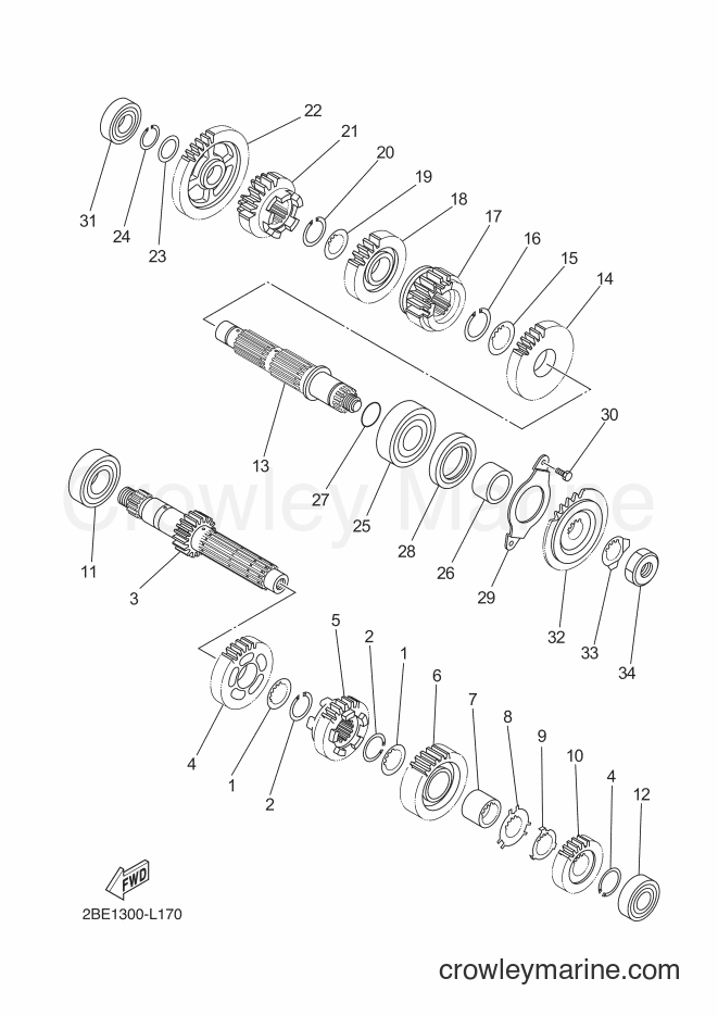 2012 Dirt Bike XT660ZA - XT660ZA (2BE1) [030] - TRANSMISSION