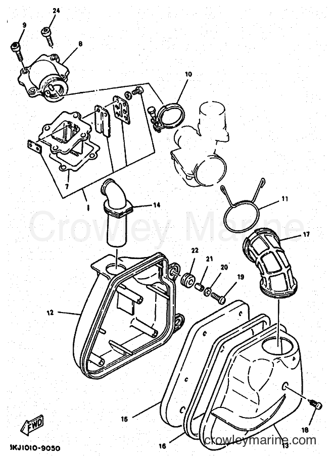 Yamaha Motors YE50 (4LN4) [999] - INTAKE
