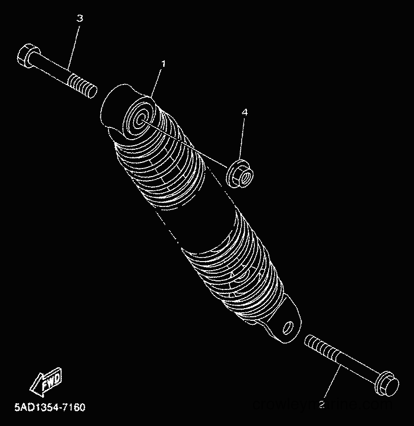 2000 Scooter YN50 - YN50 (5BV5) [010] - REAR SUSPENSION