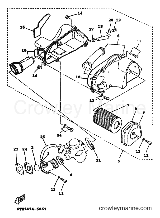 Yamaha Motors XC125A (5MJ2) [010] - INTAKE