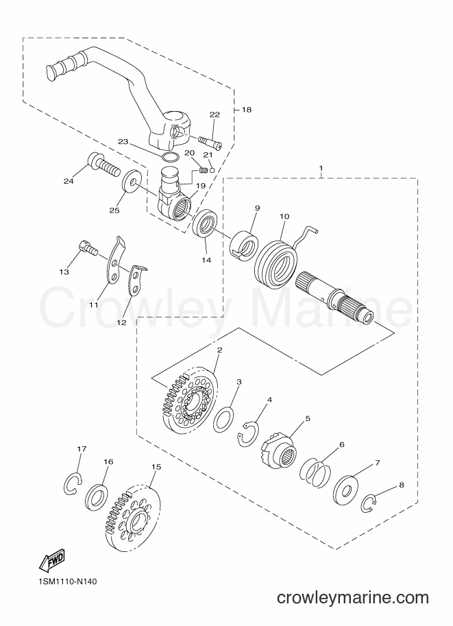 2015 Dirt Bike WR250F - WR250F (2GB2) [010] - STARTER