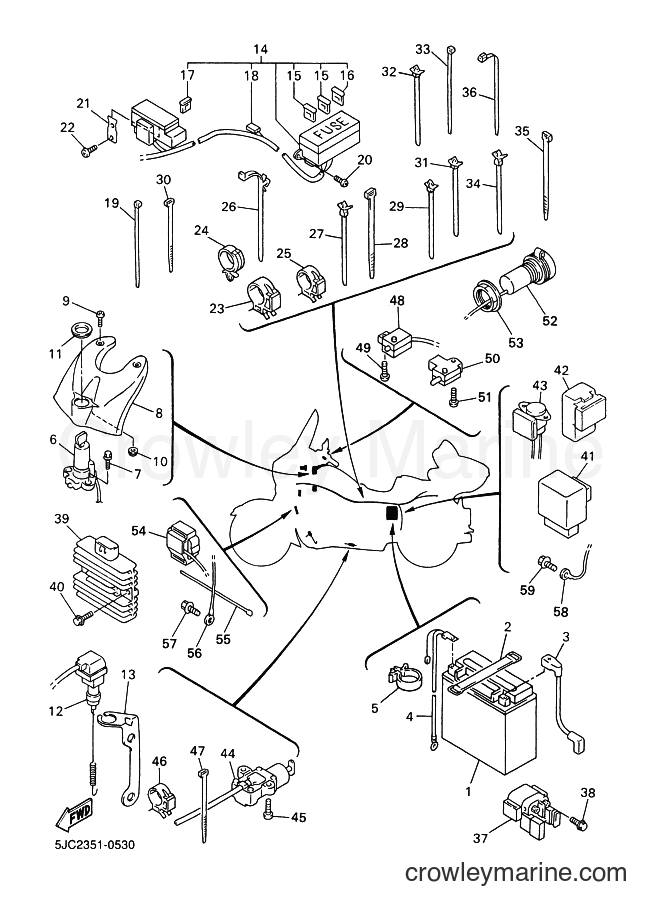 Yamaha Motors XVZ13TF (5JC2) [060] - ELECTRICAL 1