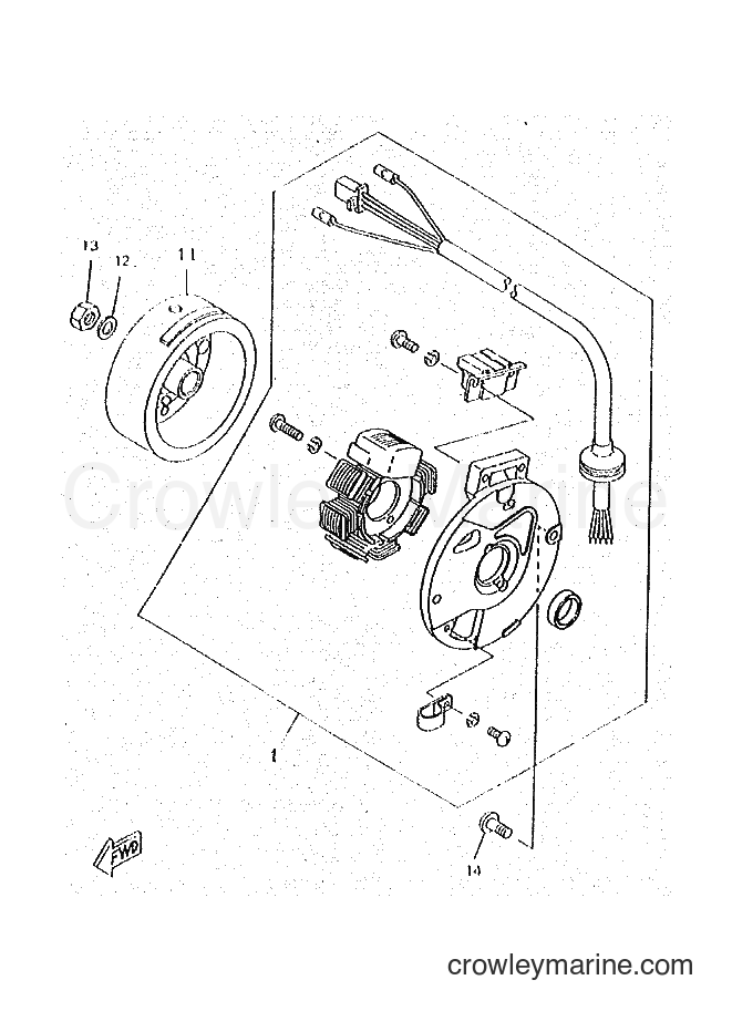 1998 Scooter CW50RSP - CW50RSP (5DX1) [010] - GENERATOR