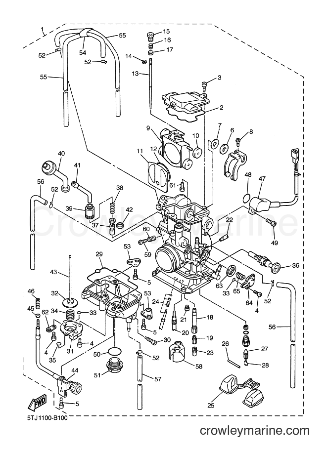 2003 Dirt Bike WR450F - WR450F (5TJ2) [010] - CARBURETOR