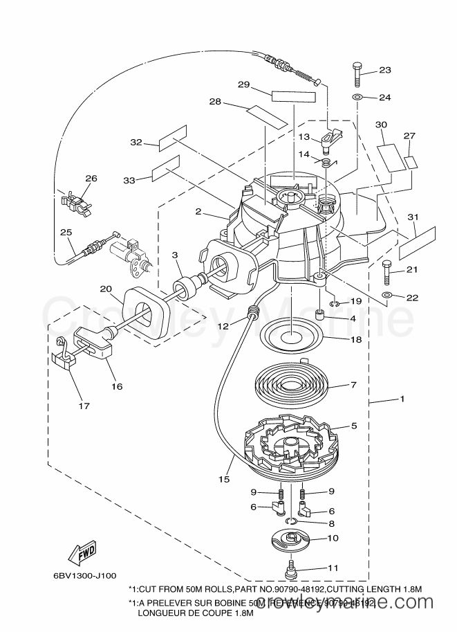 Yamaha Motors F5AMHL (6BW2) [030] - STARTER