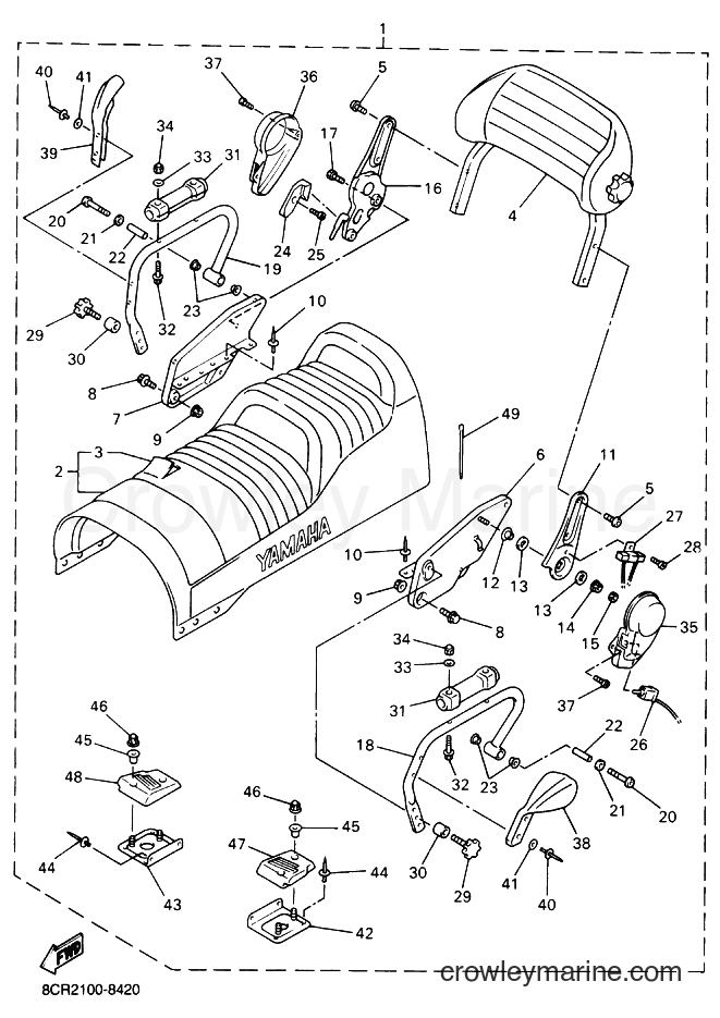 Yamaha Motors VT700 (8DM1) [030] - ALTERNATE FOR BODY RIGGING