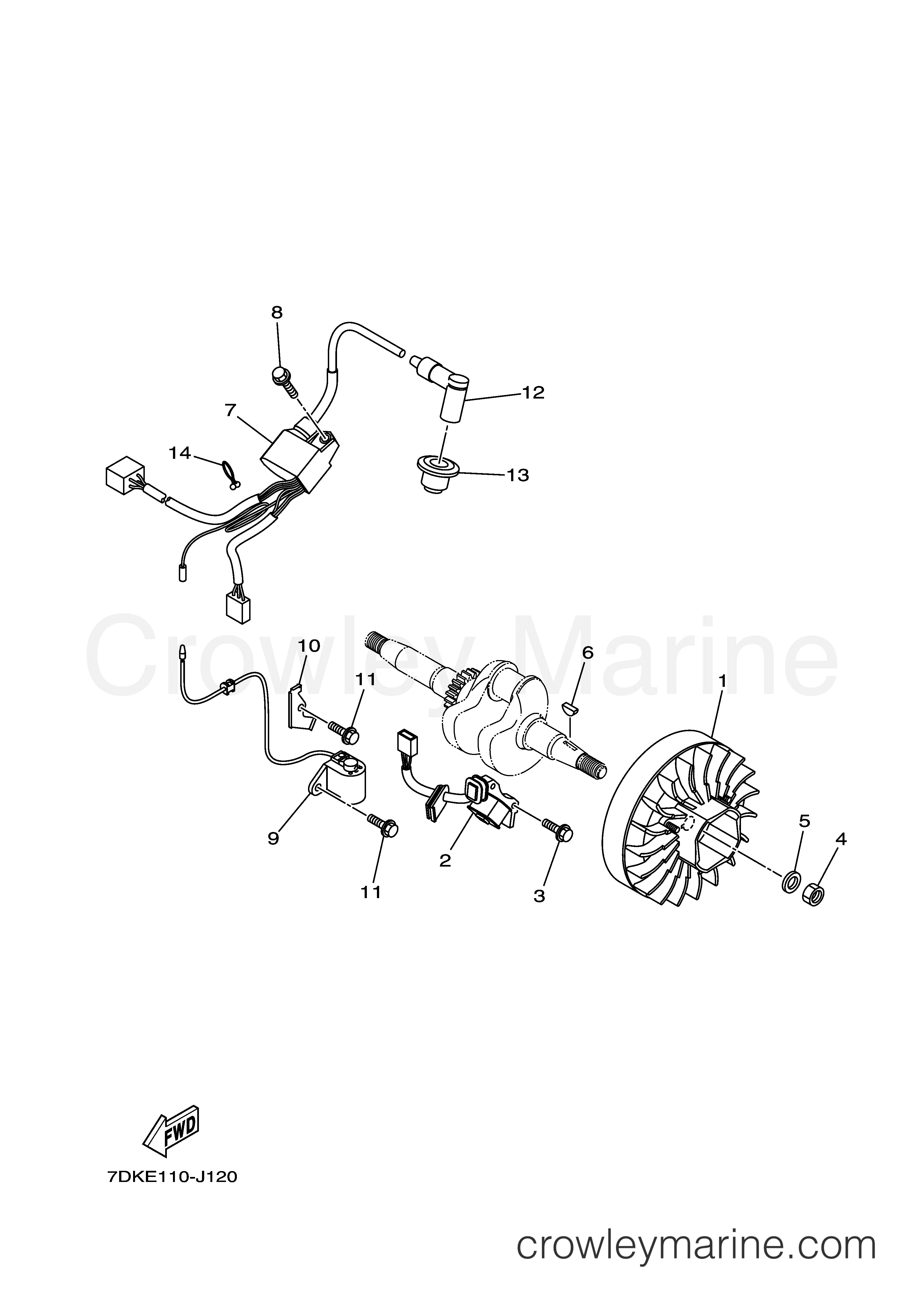 Yamaha Motors EF2000ISC  (EF2000ISC) - TCI MAGNETO