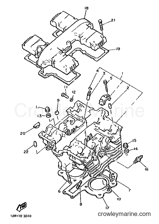 Yamaha Motors XS400 (12E) [999] - CYLINDER HEAD