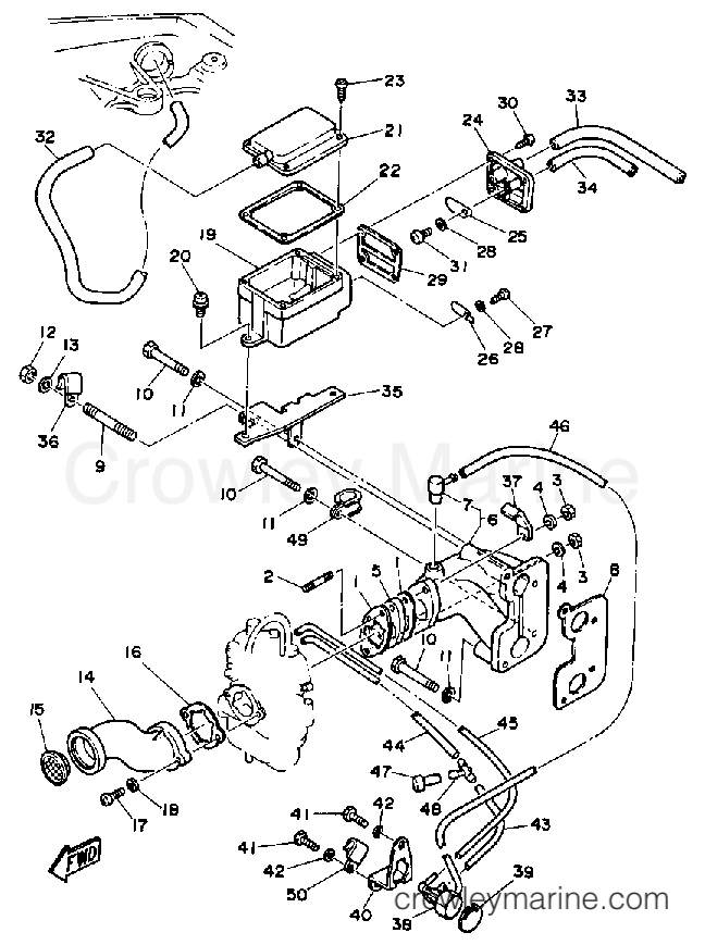 Yamaha Motors F9.9SG - INTAKE