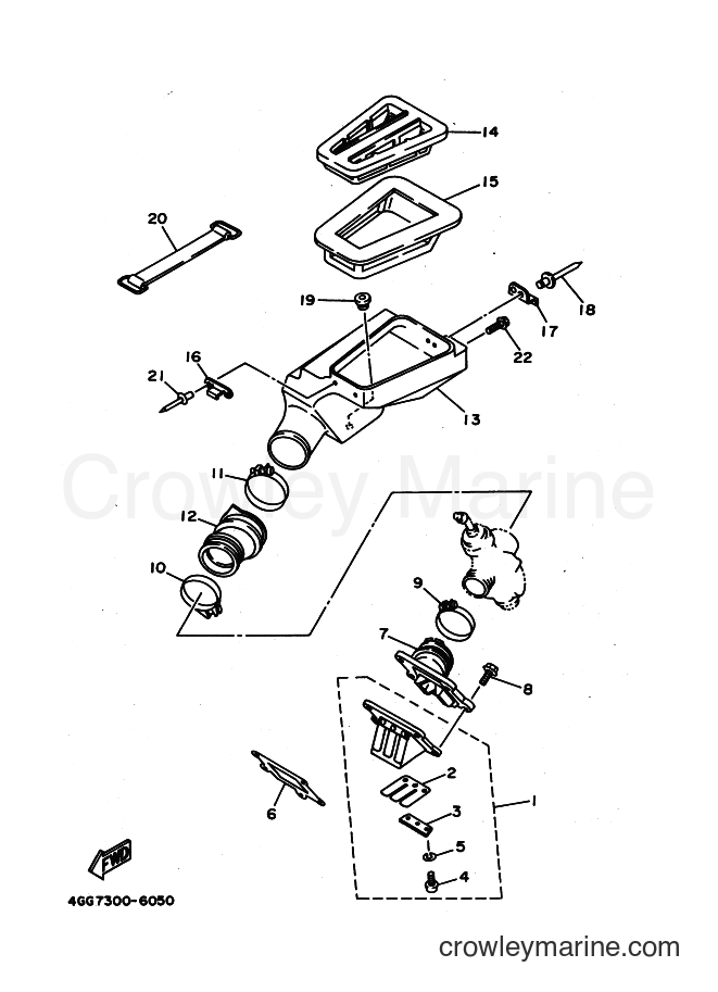 1996 Dirt Bike TY250Z - TY250Z (4GG8) [070] - INTAKE