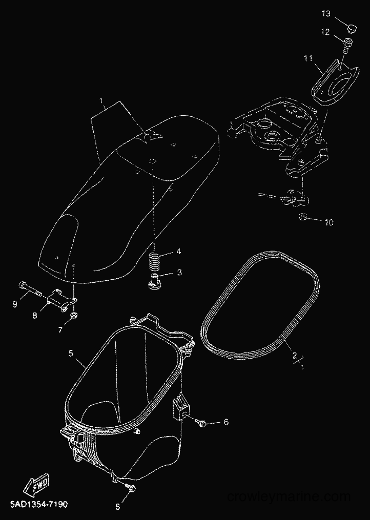 Yamaha Motors YN50 (5ADV) [010] - SEAT
