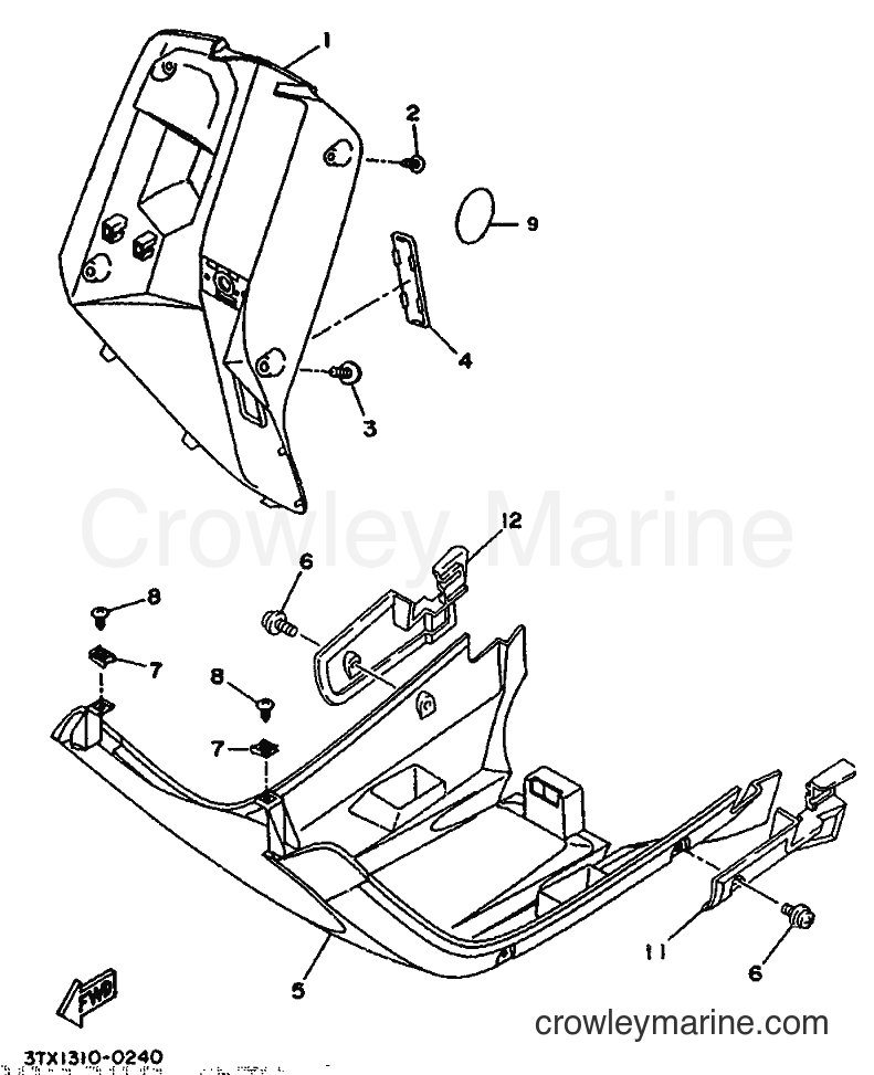 1994 Scooter CW50 - CW50 (4LJ1) [999] - LEG SHIELD