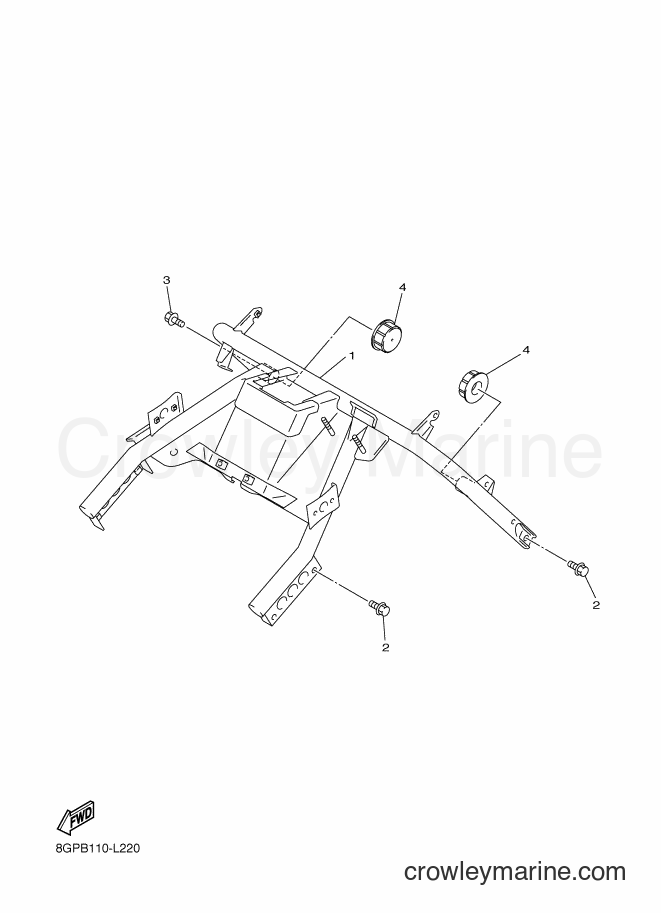 Yamaha Motors RPZ50M (8GPB) [020] - STEERING GATE