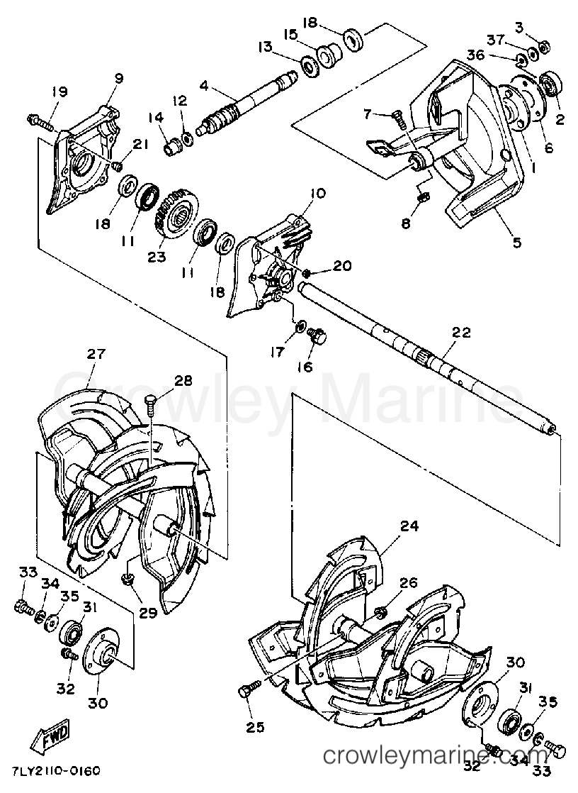 Yamaha Motors YS240TB - AUGER DRIVE