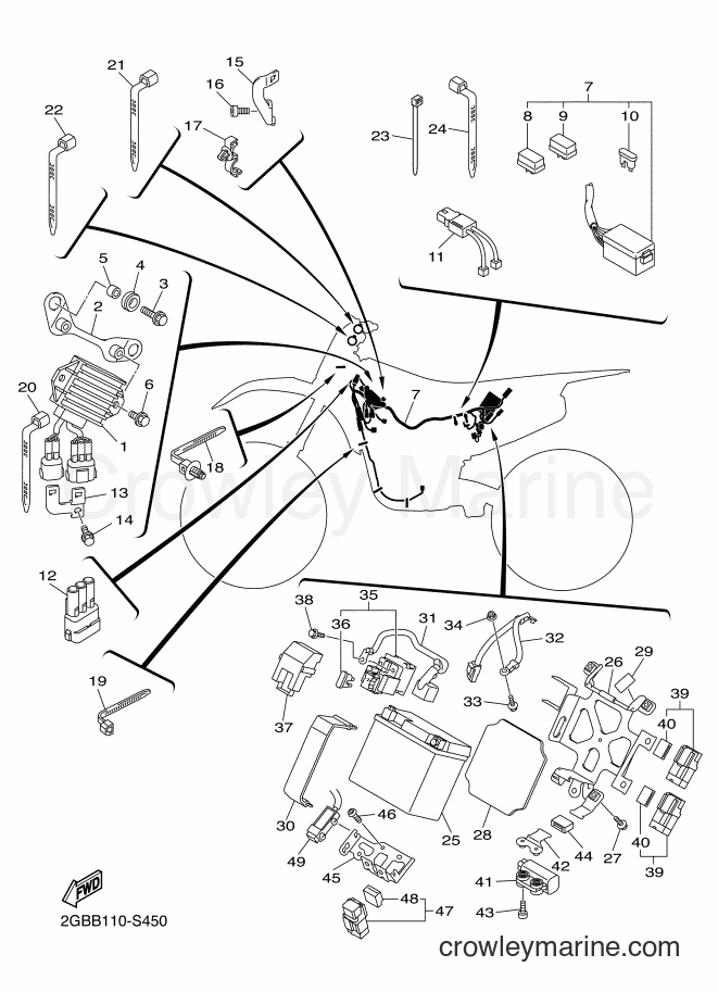 2017 Dirt Bike WR250F - WR250F (2GBD) [010] - ELECTRICAL 2