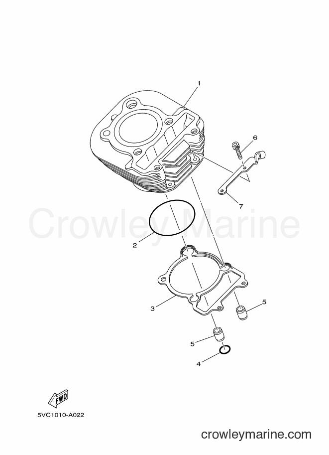 2012 Dirt Bike TW200E - TW200E (10DP) [010] - CYLINDER