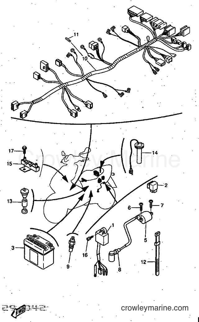 1997 Scooter YQ50 - YQ50 (5DR1) [999] - ELECTRICAL 2