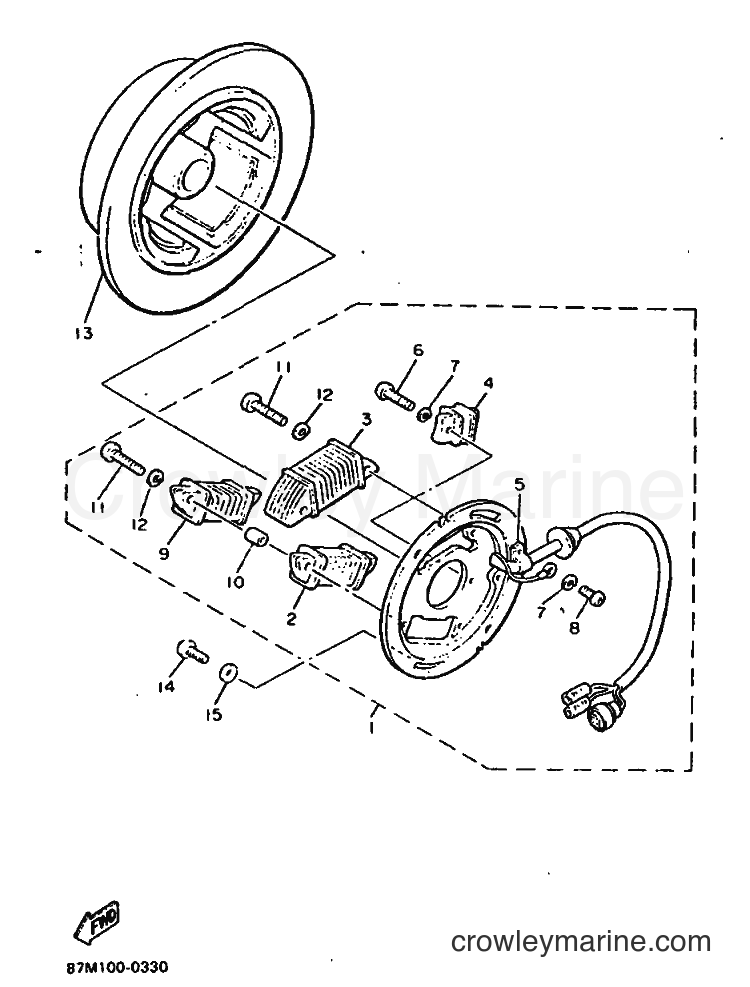 1990 Snowmobile EX570H - EX570H (87X1) [999] - GENERATOR