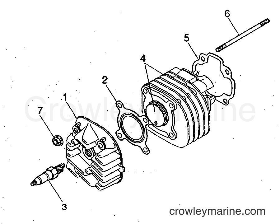 1999 Scooter YH50 - YH50 (5FV1) [020] - CYLINDER