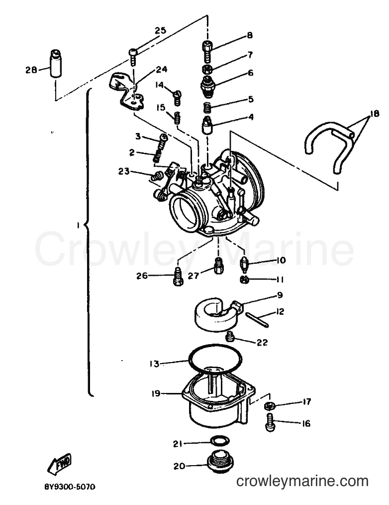 1991 Snowmobile SR540 - SR540 (86P3) [010] - CARBURETOR